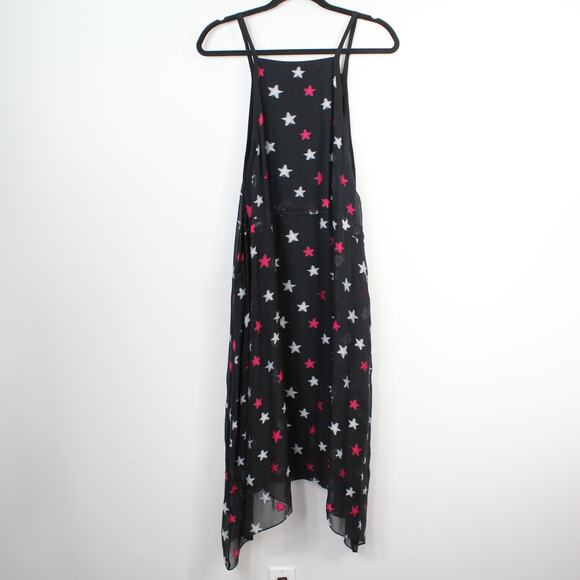 Rag & Bone Sonny Black Silk Chiffon Star-Print Dress - Picture 6 of 12